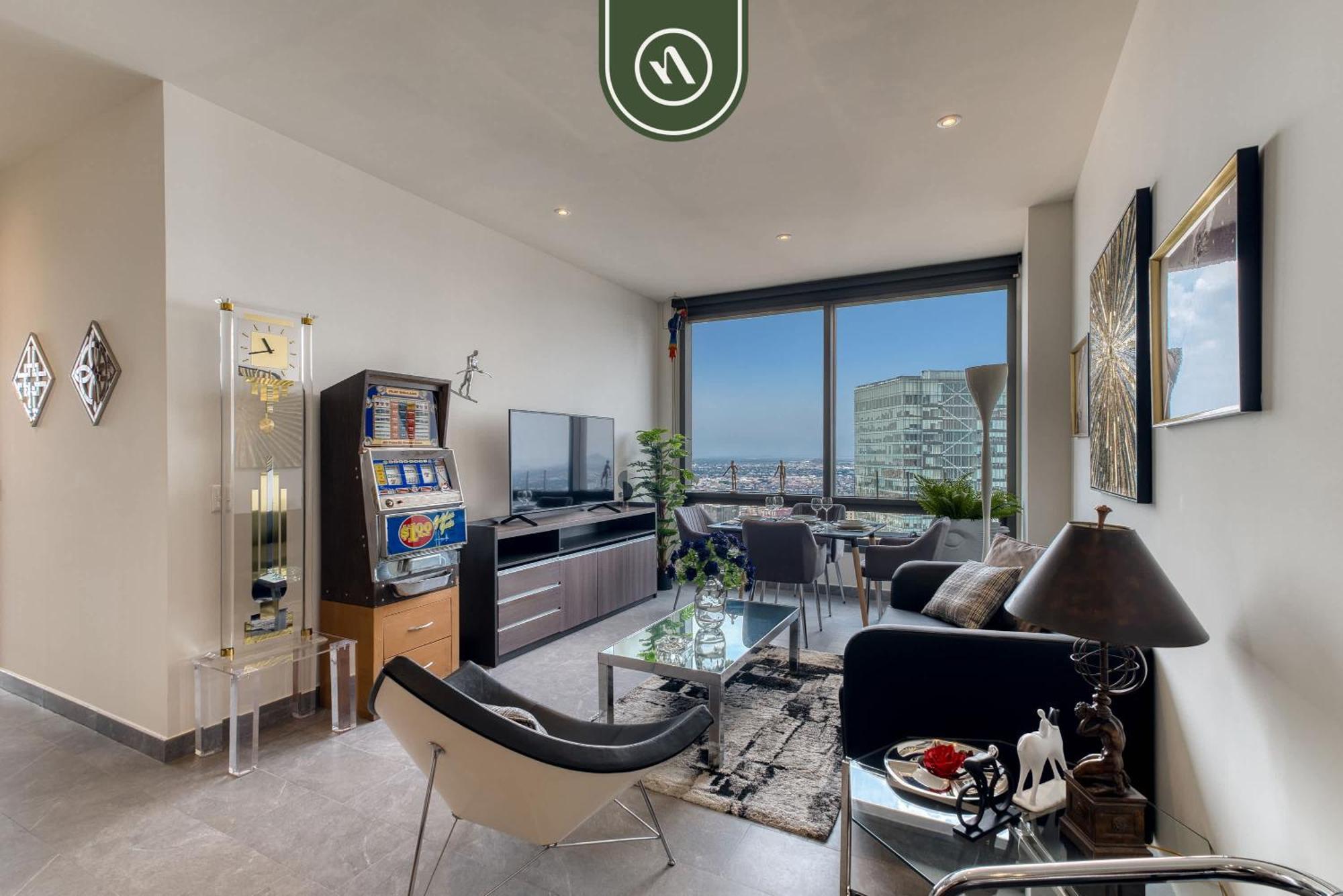 Luxury 2 Bedroom With Amazing View - Pool Apartment Mexico City