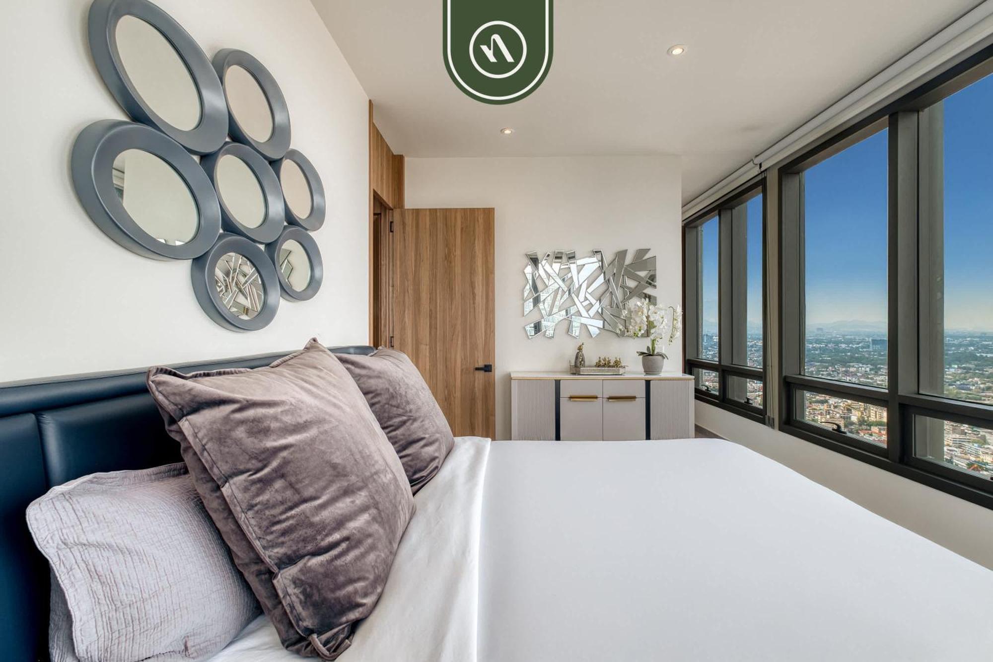 Apartment Luxury 2 Bedroom With Amazing View - Pool Mexico City